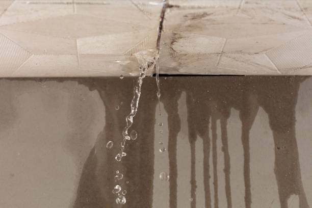 Professional Sewage Cleanup technician working in Makinen, MN